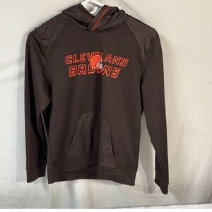 Cleveland Browns NFL Apparel TX3 Warm Hoodie Mens Size L Perfect Cond.